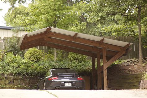 Cantilever Carport, Car Porch Design, Carport Patio, Diy Carport, Car Shed, Carport Plans, Pergola Carport, Carport Canopy, Carport Designs