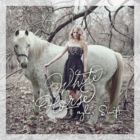 Taylor Swift- white horse Taylor Swift White Horse Music Video, Taylor Swift White Horse, White Horse Taylor Swift, Taylor Swift Lyrics Wallpaper, Horse White, Fearless Era, Happy Christmas Eve, Best Time To Post, Swift Concert