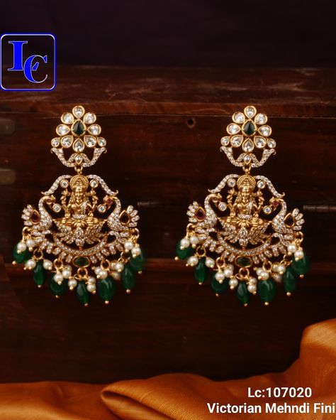 Victorian and Mossanite stone Butta Earrings Explore the latest trend in Indian one gram gold jewelry! 💎 Price : 725/- + shipping ✅ Online payment only ❌ No cash on delivery 💬 Direct message us for more information How to Order ?🗓️ 1. Take screenshot of product with price or forward us the reel 2. Check availability of product stocks with us. 3. Do Payment and share your shipping address. 4. Your product will be delivered within 4-5 business days. Unpacking Video: 📦 The unpacking v... Butta Earrings, One Gram Gold Earrings, Lakshmi Earrings, Gold Earrings With Price, Gold Earrings Models, Latest Trend, Ear Rings, Gold Jewellery, Online Payment