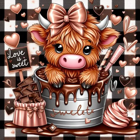 Cows Images, Cow Cartoon Images, Chocolate Cow, Cow Wallpaper, Highland Cow Tumbler, Mini Cows, Baby Highland Cow, Cow Tumbler