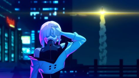 Lucy Cyberpunk, Mode Cyberpunk, Cyberpunk Edgerunners, Cyberpunk Anime, Look At The Moon, Sailor Moon Wallpaper, Cyberpunk Aesthetic, 8k Wallpaper, Cyberpunk Style