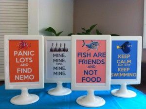 Finding Nemo Party Food Ideas, Finding Nemo Second Birthday Party, Finding Nemo 2nd Birthday Party, Finding Nemo 1st Birthday Party Ideas, Nemo Baby Shower Ideas, Finding Nemo Baby Shower Ideas, Finding Nemo First Birthday, Finding Nemo Birthday Party Ideas, Disney Party Ideas