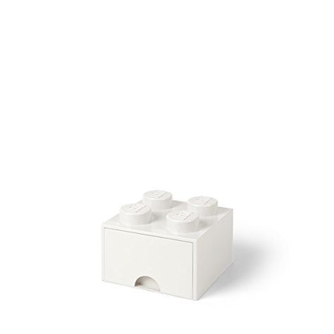 Room Copenhagen LEGO Brick 4 Knobs, 1 Drawer, Stackable Storage Box, 4.7 l, White, 25 x 25 x 18 cm: Amazon.co.uk: Kitchen & Home Kids Lego Storage, Lego Storage Brick, Toy Storage Chest, Toy Storage Bench, Lego 4, Construction Lego, Stackable Storage Boxes, Lego Storage, Lego Bricks