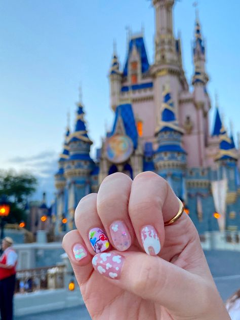 Disney
Nails
Design Sparkly Disney Nails, Disney Castle Nails, Nail Ideas Disney, Disney Nail Design, Disney Nail Ideas, Disney Princess Nail, Disney World Nails, Sea Nail Art, Star Wars Nails