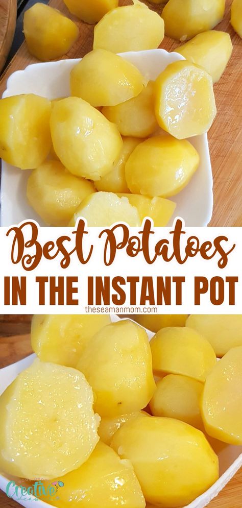 Instant Pot Potatoes, Pressure Cook Potatoes, Weekend Lunches, Pressure Cooker Potatoes, Instant Pot Steam, Buttered Cabbage, Steamed Potatoes, Pressure Cooking Recipes, Easy Potato Salad