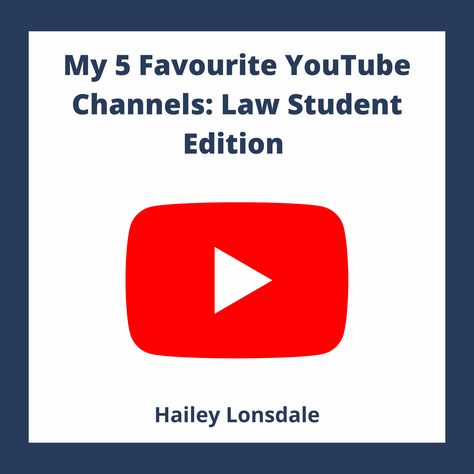 April has arrived and with it winter term exam season! For some motivation Monday, this week Hailey shares her favourite 5 Law Student YouTube Channels that inspire her! Check out Hailey’s article, link in bio! Exam Season, Law School Life, Law Students, Studying Law, Motivation Monday, School Study, School Study Tips, Law Student, Law School