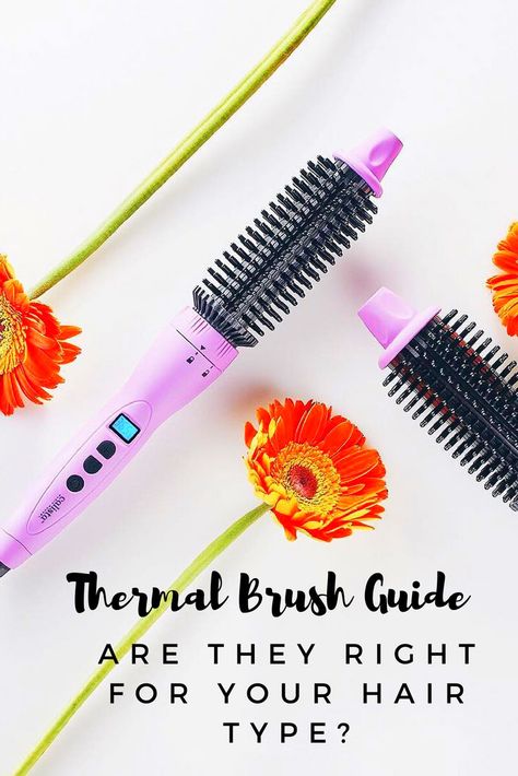 Best Thermal Hair Brush Tutorial and Guide for your hair type. #hairtutorial #hair #haircare #guide Best Round Brush, Hairstylist Inspiration, Hairstyling Tips, Brush Tutorial, Style Bangs, Brush Guide, Round Hair Brush, Hot Air Brush, Curling Brush