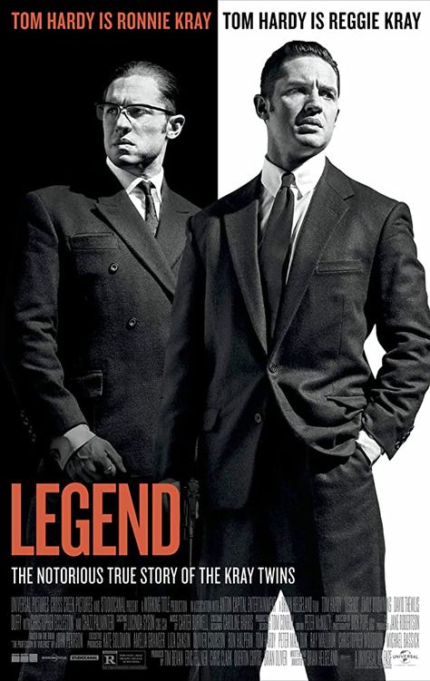 Legend (2015) Chazz Palminteri, Legend Movie, Kray Twins, Tom Hardy Movies, David Thewlis, Legend 2015, The Krays, Gangster Movies, Emily Browning