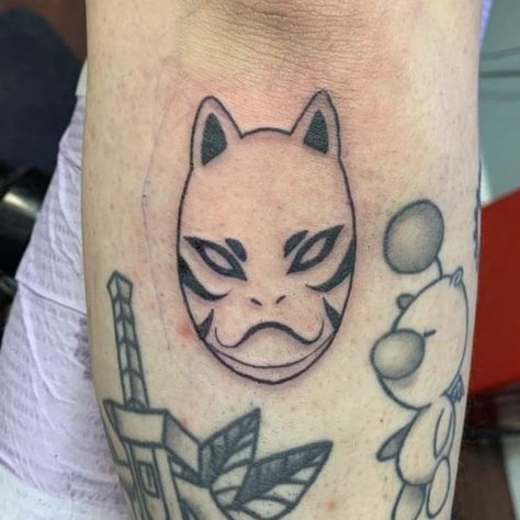 kakashis anbu mask // ash from modern moose @ new port richey FL #tattoos #tattoo #beauty Anbu Mask Tattoos, Anbu Tattoo, Anime Tats, Anbu Mask, Tattoo New, Trending Tattoos, Prison Tattoos, Tattoo Board, Mask Tattoo