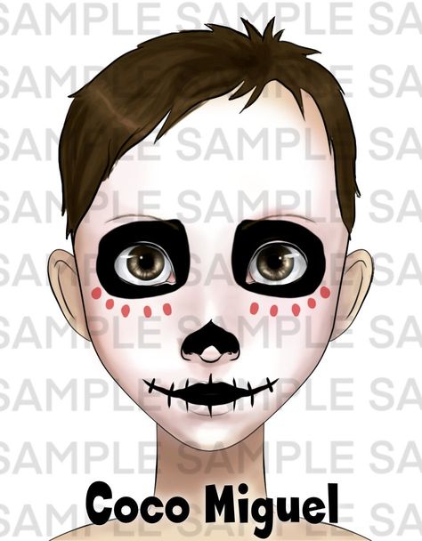 Kids Halloween Makeup Easy, Devil Makeup Halloween Kids, Halloween Makeup Vampire Kids, Easy Skeleton Makeup Kids, Simple Skeleton Makeup Kids, Easy Zombie Makeup For Kids, Halloween Makeup Leicht, Men’s Halloween Makeup, Halloween Kids Makeup