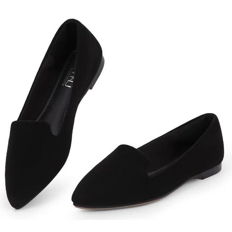 Musshoe Flat Shoes Women Comfortable Slip On Women's Flats Size 9. Condition Is New With Box. Womens Dress Flats, Shoes Dressing, Fancy Flats, Black Flats Shoes, Point Shoes, Women's Flats, Shoes Shoes, Black Flats, Shoe Style