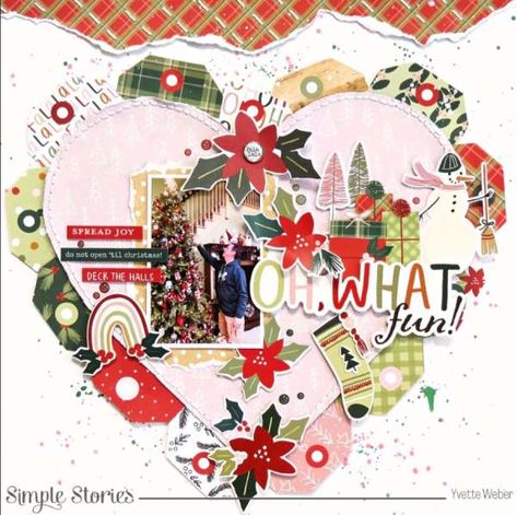 12 Christmas Scrapbook Layouts Focusing on Titles and Sentiments – Scrap Booking Snowflake Images, Christmas Scrapbook Pages, Christmas Scrapbook Layouts, Oh What Fun, Christmas Layouts, Scrapbook Tag, Christmas Paper Crafts, Holiday Mood, Christmas Scrapbook