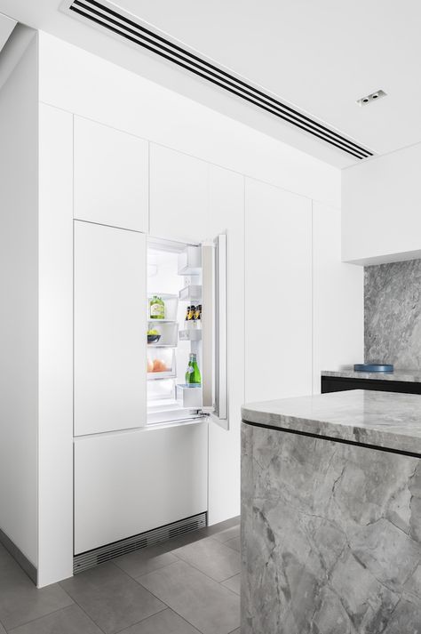 2019 Kitchen Trends with Fisher & Paykel... Integrated Refrigerator, French Door Fridge, Door Fridge, Fridge French Door, Kitchen Interior Design, Fisher Paykel, Integrated Fridge, Integrated Appliances, Best Kitchen Designs