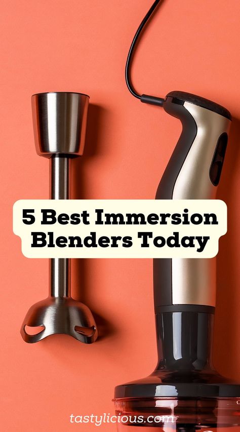 best immersion blender brands | immersion blender reviews | Best Immersion Blenders 2022 | Vitamix Immersion Blender | kitchenaid immersion blender | summer dinner recipes | healthy lunch ideas | dinner ideas | breakfast ideas | easy healthy dinner recipes Immersion Blender Recipes, Breakfast Ideas Easy Healthy, Emulsion Blender, Breakfast Ideas Easy, Summer Dinner Recipes, Hand Held Blender, Healthy Lunch Ideas, 2024 Wishlist, Immersion Blender