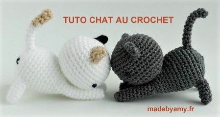 Tutos et modèles pour faire un chat au crochet ! Amigurumi Baba, Kat Haken, Chat Crochet, Crochet Mignon, Confection Au Crochet, Crochet Cat Pattern, Pola Amigurumi, Crochet Simple, Haken Baby