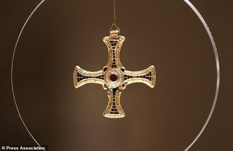 St Cuthbert´s 1,300-year-old coffin among treasures in new Durham exhibition | Daily Mail Online Saint Cuthbert, Famous Saints, Medieval Embroidery, Durham Cathedral, Mark Wright, St Cuthbert, Expecting Twins, National Symbols, Sundance Film