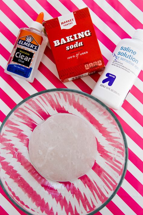 The Easiest Clear Slime Recipe With Glue • A Subtle Revelry #kidscrafts #slimerecipe #slimediy Slime Recipe Clear Glue, Slime Recipe With Glue, Slime Recipe Clear, Clear Slime Recipe, Slime At Home, No Pantry Solutions, Clear Glue Slime, Glue Slime, Easy Slime Recipe