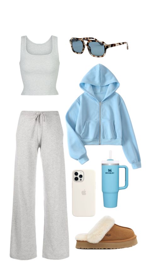 #outfitinspo #comfy Cute And Comfy Outfits For Winter, Cute Lazy Day Outfits For Winter, Comfy Outfits Lazy Sweatpants, Casual School Outfits Lazy Days, Study Outfit Comfy, Comfy School Outfits Lazy Days, Comfy Outfits Lazy, Fashion School Outfits, Easy Fits