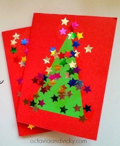 Christmas Cards For Toddlers, Toddler Christmas Cards, Easy Christmas Cards, Christmas Nursery, December Activities, Christmas Crafts For Toddlers, Christmas Cards Kids, Simple Christmas Cards, Homemade Card