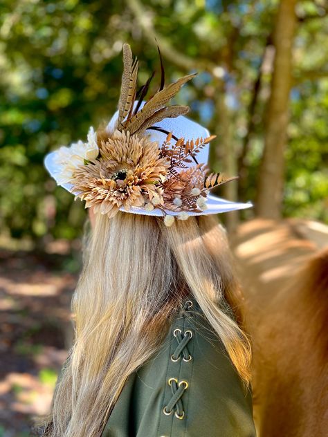 Boho bridal headpiece