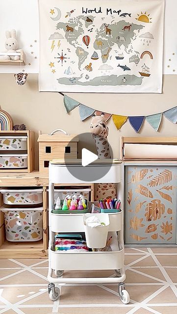 DIY - IKEA Hack on Instagram: "@henry.andhome shared these brilliant IKEA storage ideas for kids’ rooms. She highlights affordable, durable solutions like the BEKVÄM spice rack repurposed as a children’s bookshelf, and the versatile OSTBIT plate rack for organizing books and puzzles. These clever hacks transform inexpensive IKEA items into functional, accessible storage for little ones. Perfect for creating Montessori-inspired spaces on a budget!

For more ideas and inspiration, be sure to check out Leia’s page @henry.andhome 
.
.
#ikeahack #ikea #ikeahome #ikeaideas #ikealover #interiordesign #diy #HomeDecor #diyideas #diyproject #home #HomeDIY #InteriorDesign #kidsroom #storage" Ostbit Ikea, Ostbit Ikea Hack, Pahl Ikea, Kidsroom Ikea, Ikea Storage Ideas, Storage Ideas For Kids, Ikea Items, Organizing Books, Ikea Kids