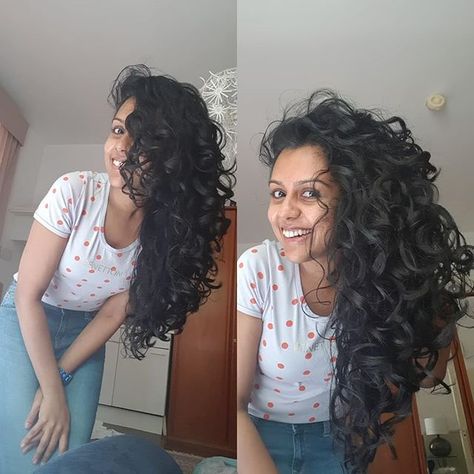 Made Devacurl Ultra Defining Gel work All I did different from my Bangalore routine was to leave in almost all the conditioner after squish to condish I barely washed off anything I love my results finally Squish To Condish, Curly Hair Problems, Deva Curl, Defined Curls, Curly Hair Routine, Hair Routine, Hair Problems, Curly Hair Care, Frizz Free