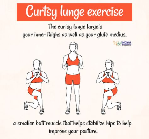 One move, several benefits! Try the #CurtsyLunge #Workout #IndianWorkouts Courtesy Lunge Benefits, Lunges Benefits, Glute Medius, Lunge Workout, Daily Workouts, Sweat It Out, Improve Posture, Yoga Benefits, Lower Body