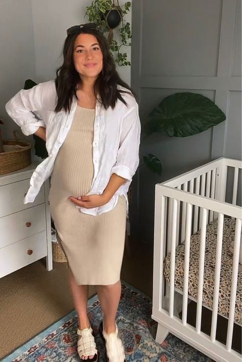 Maternity Bodycon Dress Outfits, Curvy Maternity Fashion, Maternity Bodycon Dress, Summer Pregnancy Outfits, Maternity Dress Outfits, Casual Maternity Outfits, Maternity Clothes Summer, Body Con Dress Outfit, Maternity Chic