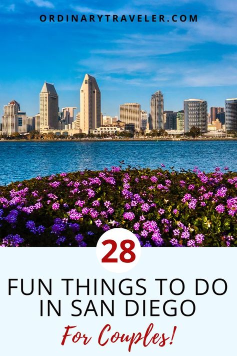 Spice up your romance in America's Finest City! 💑❤️ Our guide to the 28 best things to do in San Diego for couples in 2024 is packed with fun date ideas. From beach strolls to rooftop dinners, we've got your romantic escapade covered. Ready to create lasting memories with your special someone? Explore the full blog for all the delightful details! Read more at Our Blog #SanDiegoDates #CouplesGetaway #RomanticAdventures #DateNightIdeas #CaliforniaRomance #OrdinaryTraveler San Diego Activities, San Diego Attractions, San Diego Vacation, Hotel Del Coronado, San Diego Travel, Destination Ideas, San Diego Beach, Downtown San Diego, San Diego Zoo