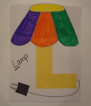 Letter L Crafts, Letters Activities, Letter E Craft, Homeschool Phonics, Lamp Craft, Preschool Letter Crafts, Alphabet Crafts Preschool, Abc Crafts, Alphabet Letter Crafts