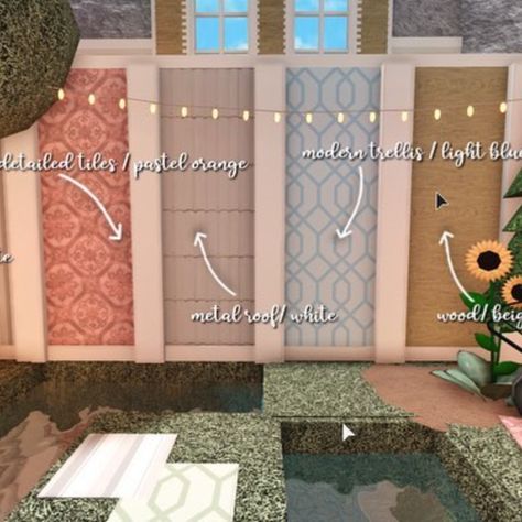 #roblox #robloxbuild #bloxbug #robloxgame Aesthetic Color Palettes Bloxburg, Blox Burg Color Scheme, Color Schemes For The Home Bloxburg, Color Ideas Bloxburg, Roblox Bloxburg House Color Schemes, Cute Bloxburg Layouts, Bloxburg Color Pallete Aesthetic, Aesthetic Bloxburg Color Schemes, Bloxburg House Color Pallete