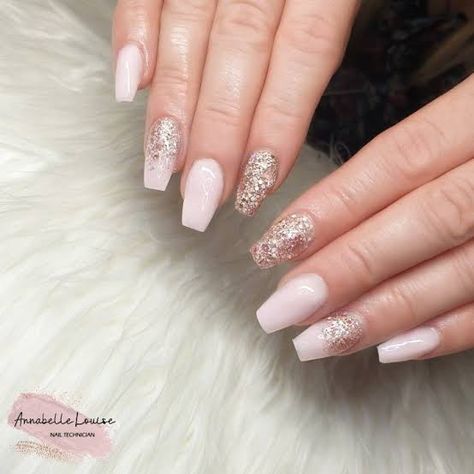 https://encrypted-tbn0.gstatic.com/images?q=tbn:ANd9GcSH8_m8Rw3OObogPv36f9KhR2i-1kshdsfozA&usqp=CAU Short Coffin Acrylic Nails, Rose Gold Nails Acrylic, Sweet 16 Nails, Champagne Nails, Quince Nails, Coffin Acrylic Nails, Rose Gold Nails Design, Pale Pink Nails, Gold Acrylic Nails