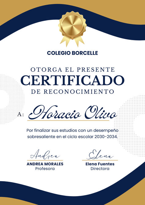 Plantilla gratis y editable en Canva de Diploma, reconocimiento o certificado escolar Certificate Design, Certificate Templates, School Hacks, Talent Show, Mansion