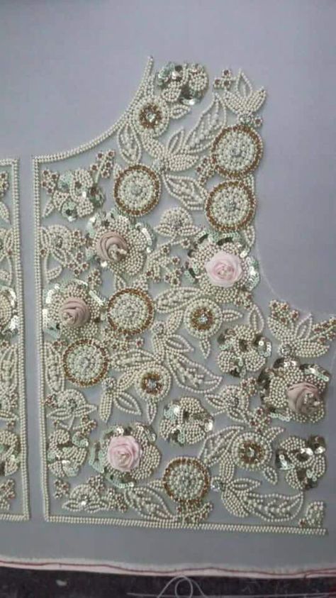 Pin by salmasahli on Broderie in 2022 | Embroidery designs fashion, Hand embroidery design patterns, Hand embroidery designs Aari Design Pattern, Tambour Beading, Pola Manik, Hand Beaded Embroidery, Motifs Perler, Bead Embroidery Tutorial, Hand Embroidery Patterns Flowers, Couture Embroidery, Handmade Embroidery Designs