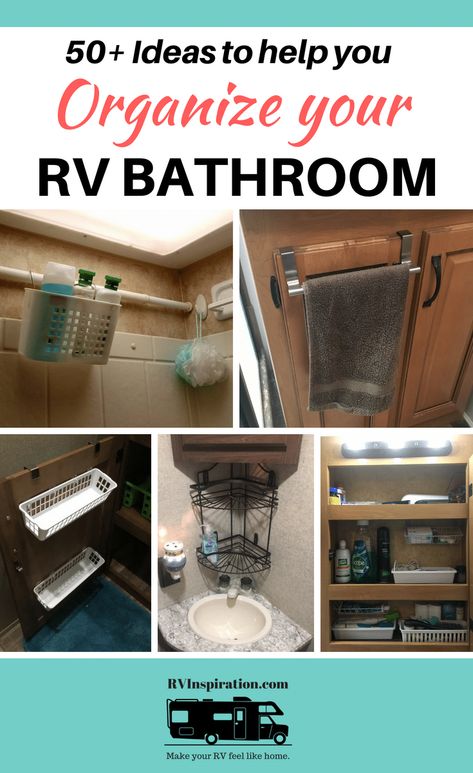 Rangement Caravaning, Camping Ideas For Couples, Astuces Camping-car, Travel Trailer Organization, Camper Remodeling, Camper Bathroom, Trailer Organization, Ideas For Organizing, Trailer Storage