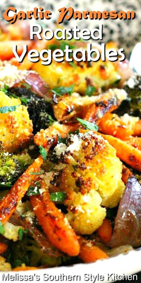 Parmesan Roasted Vegetables, Side Dishes Vegetable, Roasted Side Dishes, Roasted Vegetables Recipe, Thanksgiving Side Dishes Healthy, Carrots Broccoli, Roasted Cabbage, Vegetable Side Dishes Recipes, Roasted Vegetable Recipes