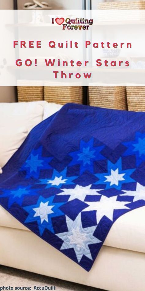 Throw Quilt Pattern, Blue Quilt Patterns, Stars Quilt Pattern, Turquoise Quilt, Ocean Quilt, Indigo Quilt, Stars Quilt, Navy Quilt, Beginner Quilt Patterns