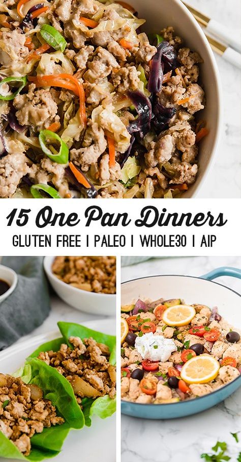 Aip One Pan Meals, Paleo Dinner For One, Wellness Way Recipes, Easy Healthy Whole Food Meals, Aip Gluten Free Recipes, Unbound Wellness Aip, Repairvite Diet Recipes, Paleo Main Dish Recipes, Elimination Diet Recipes Dinner