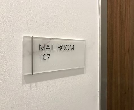 1401 glass ada room sign | Ad Light Group Room Labels Signs, Toilet Signage, Ada Signage, Room Signage, Mail Room, Ada Signs, Door Signage, Monument Signs, Sign Board Design