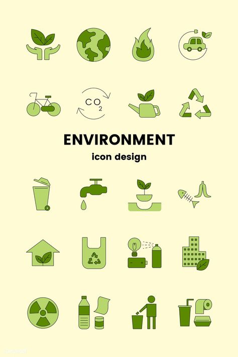 Environment icon design elements vector set | free image by rawpixel.com / Juani Coronel Hilazo Lifestyle For Environment Poster, Green Economy Illustration, Environment Stickers, Sustainability Icon Design, Eco Logo Design, Infographic Environment Sustainability, Eco Logo, Icon Design Inspiration, Web Design Resources