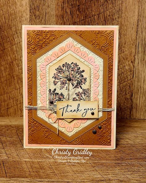 Wildflower Designs Bundle Vintage Card - Christy's Stamping Spot Distressed Tile, Scrapbook Storage, Global Design Project, Wink Of Stella, Vintage Card, Supply List, Flower Center, Design Stamps, Stamping Up Cards