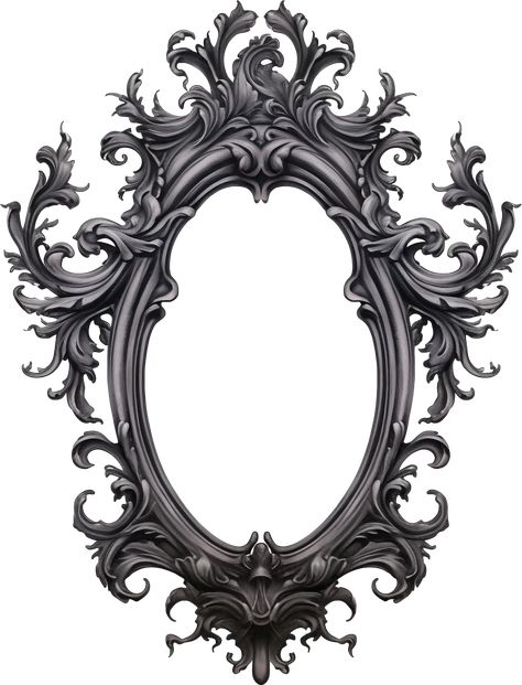 Gothic Frame Png, Gothic Design Pattern, Goth Frame, Frame Tattoos, Gothic Banner, Victorian Gothic Aesthetic, Gothic Png, Gothic Frame, Motif Bordir