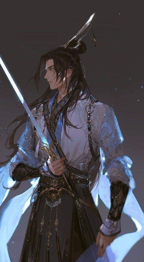 Ibuki Satsuki, Asian Style Art, Fantasy Male, Character Design Male, Fanarts Anime, Male Art, Boy Art, Fantasy Artwork, Dark Fantasy Art