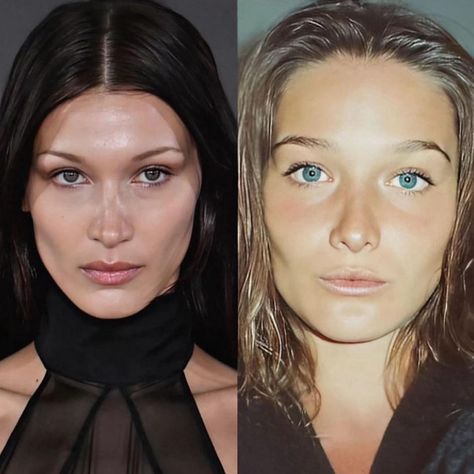 ➖ @rbitalia ♥️ Bella Hadid and Carla Bruni when they were young. Do you think they are resemble? Carla Bruni, August 1, Bella Hadid, You Think, Thinking Of You, On Instagram, Instagram