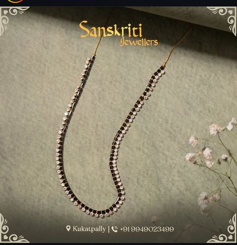 Blackbeads Mangalsutra Gold Simple, Black Beads Designs Latest, Pearl Mangalsutra, Latest Mangalsutra Designs, Heavy Jewellery, Frock Models, Simple Jewellery, Black Beads Mangalsutra, Black Beads Mangalsutra Design