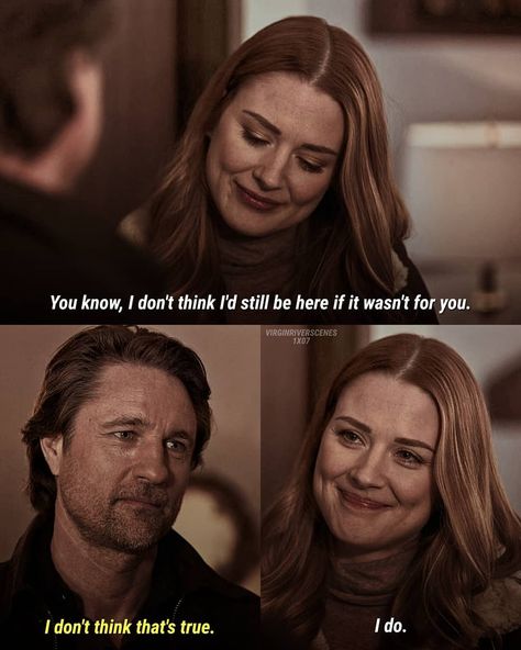 Virgin River Quotes, River Quotes, Martin Henderson, Alexandra Breckenridge, Tv Series Quotes, Virgin River, Netflix Tv Shows, Broadway Plays, Romantic Movie Quotes