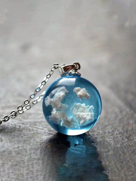 قلادات متدلية, Resin Pendant Necklace, Bracelet Viking, Necklace Moon, Transparent Resin, Chic Necklace, Moon Pendant Necklace, Party Necklace, Mens Jewelry Necklace