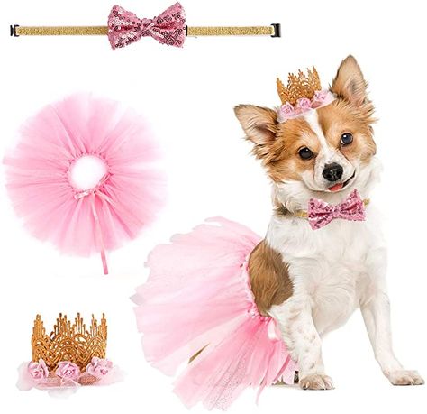 Dog Birthday Party, Dog Birthday, Tutu Skirt, Birthday Party Supplies, Birthday Party, Crown, Pet, Party Supplies, Skirt