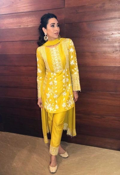 Outfit Inspiration From Bollywood: The Festive Looks To Bookmark! Orang India, Haldi Outfits, Indian Designer Suits, Gaun Fashion, Salwar Kamiz, Kurti Designs Party Wear, Ethnic Outfits, Designer Party Wear Dresses, Dress Indian Style