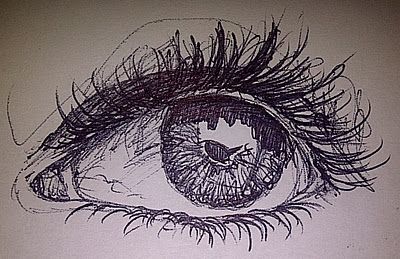 eye-draw-eye-draw! Eye try to learn to draw... Ink Eye Drawing, Eye Drawing Biro, Eye Looking Up Drawing, Love Eyes Drawing, Eyes Looking Up Drawing, Drawn Eyes, Eyes Draw, Biro Drawing, Draw Eye